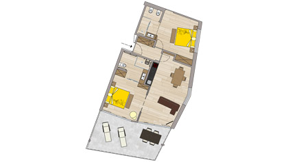 Kamille (Kräuterhaus) - 2 bis 5 Pers.